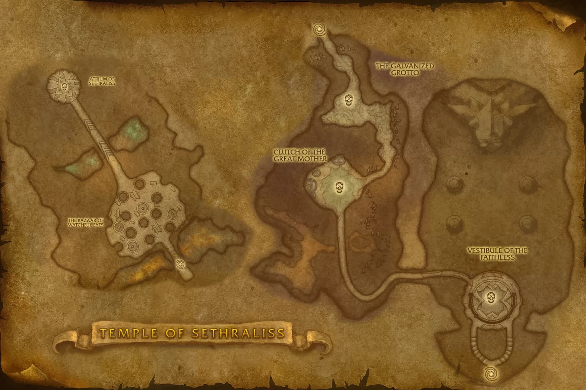 Karte von Tempel von Sethraliss