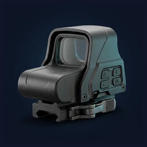 KI-Illustration (Typbild Holografisches Visier): Holographic Sight