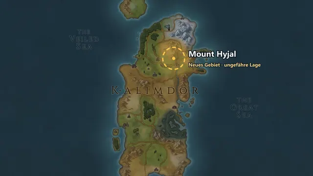 Kartenvorschau: Mount Hyjal